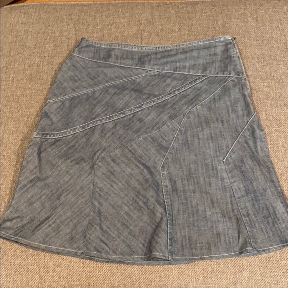 DKNY jean skirt